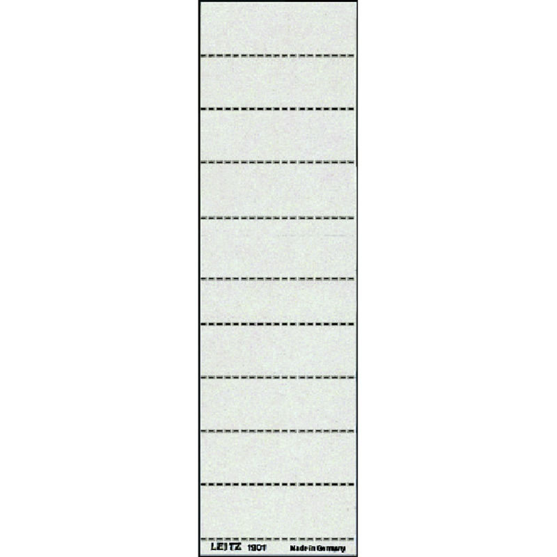 LEITZ Beschriftungsschildchen 1901-00, für Hängeregistratur, 100 Stück - weiß