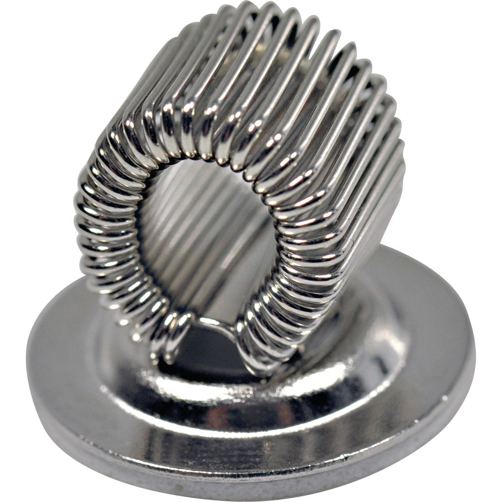Selbstklebender Stifthalter aus Metall mit flexibler Schlaufe