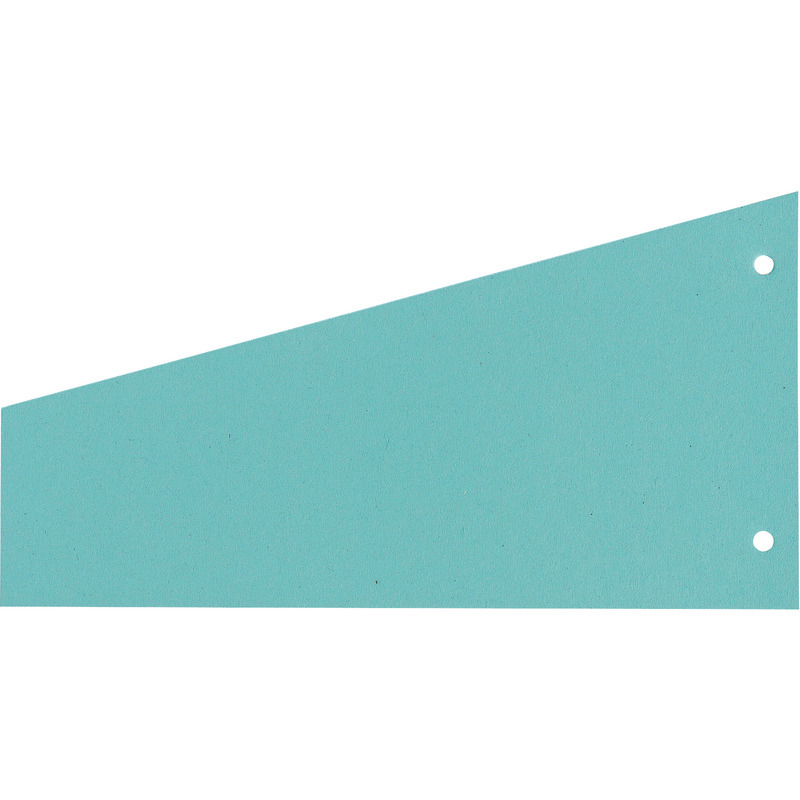 Herlitz Trapez-Trennstreifen, Packung: 100 Stück - blau