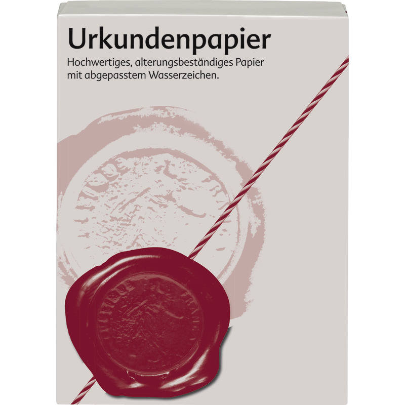 SoldanPlus Urkundenpapier mit Wasserzeichen, DIN A4, 80 g/m², Pack: 500 Blatt