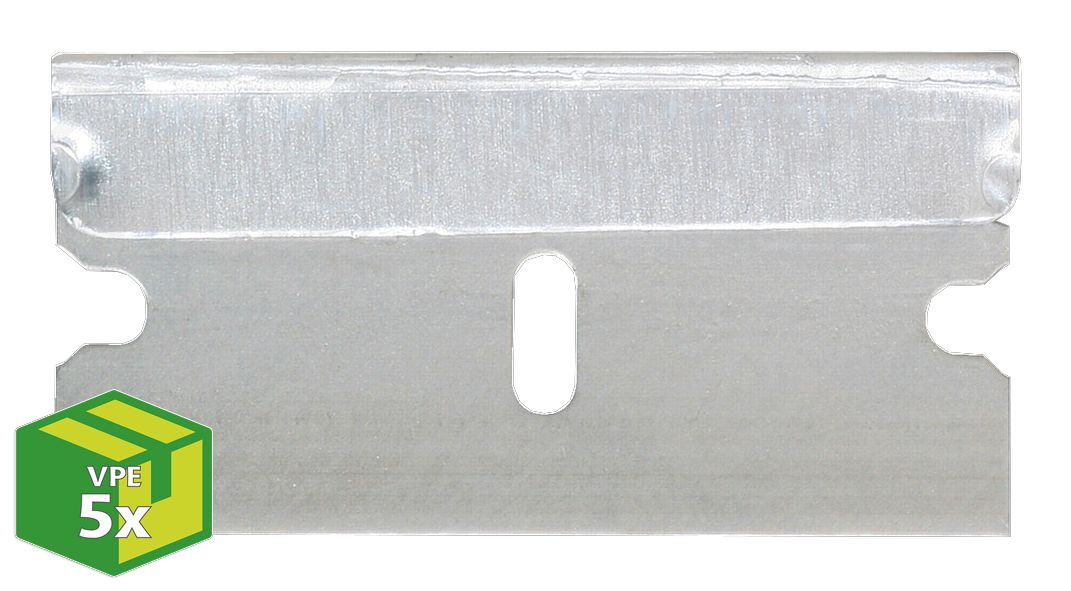 Ersatzklingen für Plakettenschaber, Packung à 5 Stück