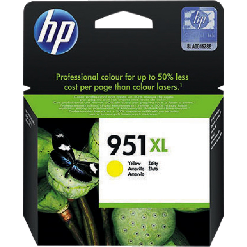 hp Tintenpatrone CN048AE (Nr. 951XL), gelb