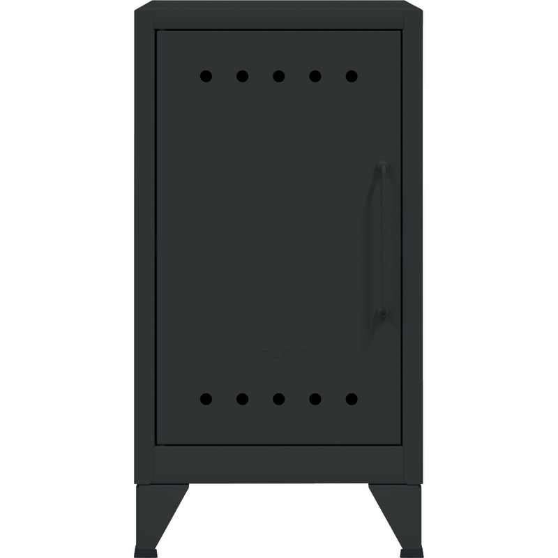 Bisley Fern Mini Ablageschrank, linksseitig öffnend - anthrazit