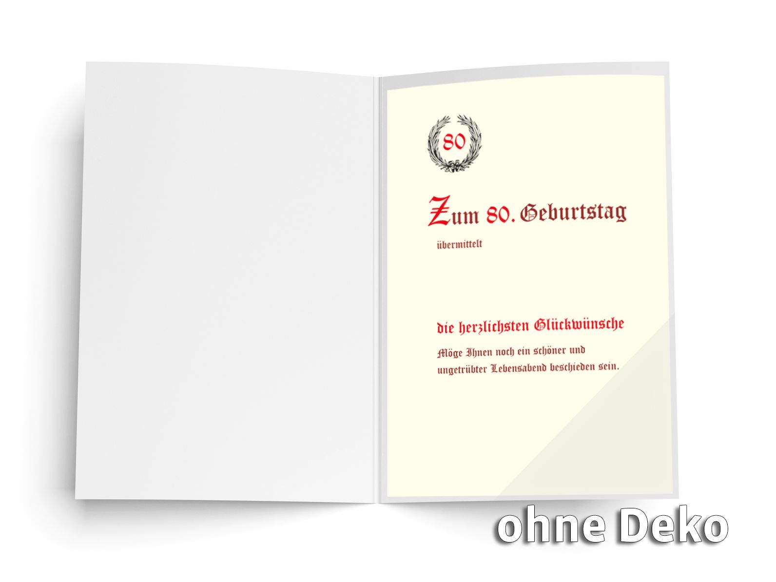 Urkundenmappe für DIN A4, neutral, weiß