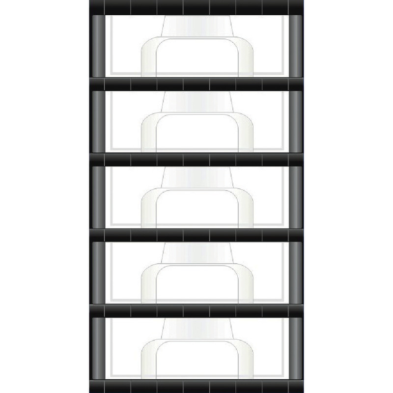 Really Useful Box Single Tower 5 x 7 l Schubladen - schwarz