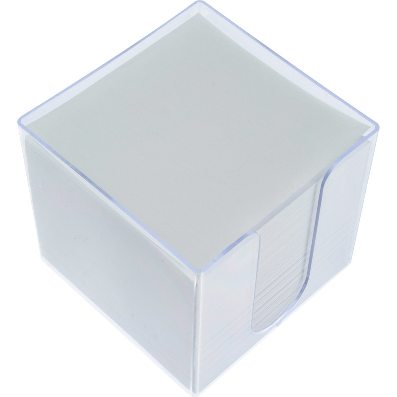 Kangaro® Notizzettelbox 95x95x95 mm, weiß, 700 Blatt