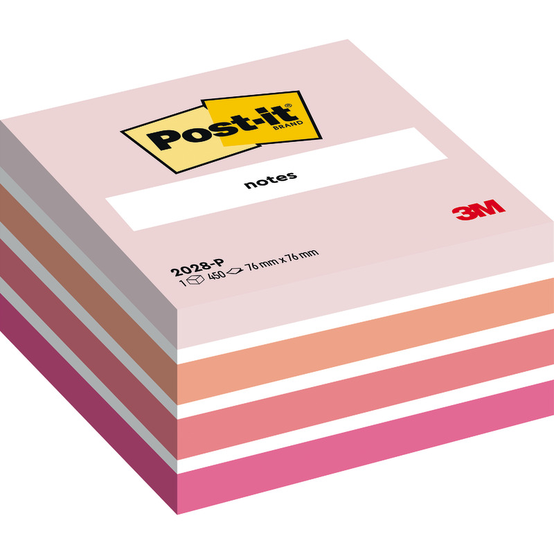 Post-it® Notes Würfel, Grün, 76 mm x 76 mm, 450 Blatt/Block, 1 Block/Packung - grün
