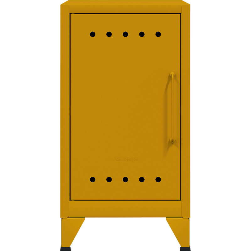 Bisley Fern Mini Ablageschrank, linksseitig öffnend - gelb