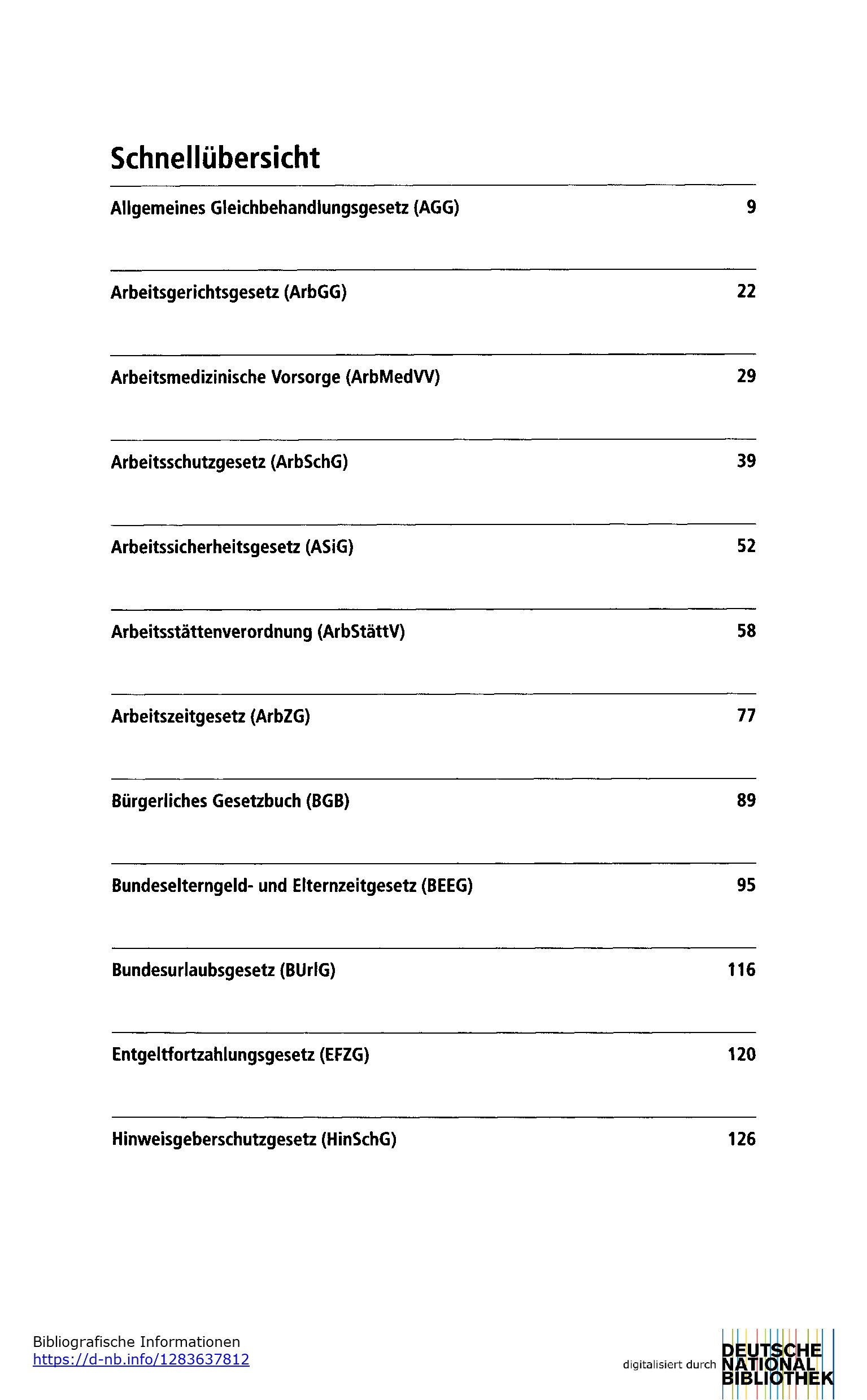 Aushangpflichtige Gesetze 2024 Öffentliche Verwaltung