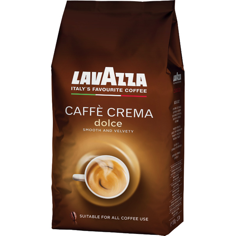 Lavazza CAFFÈ CREMA DOLCE, 1.000 g, Bohnen