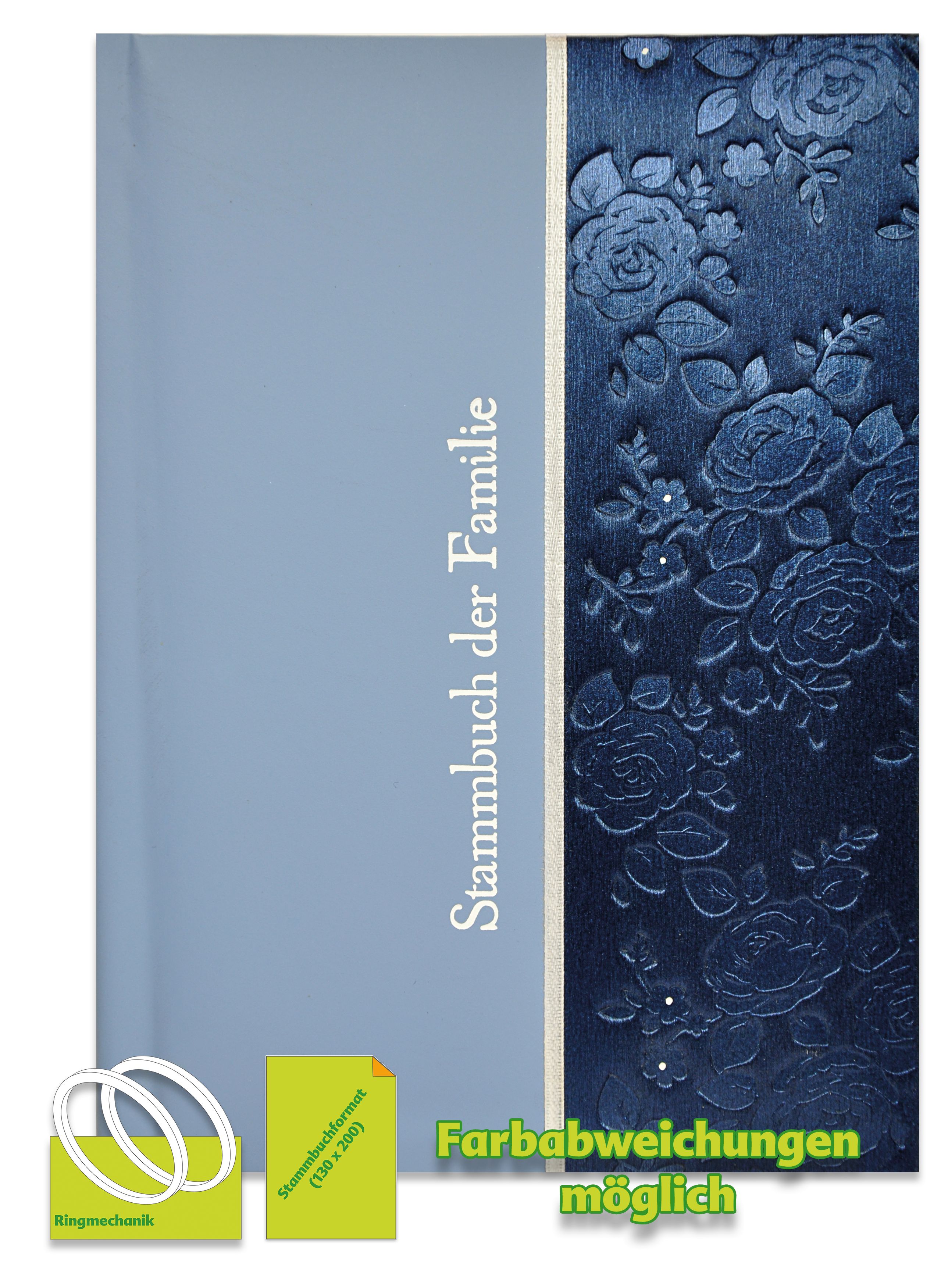 Stammbuch CAROLIN mit Ringmechanik