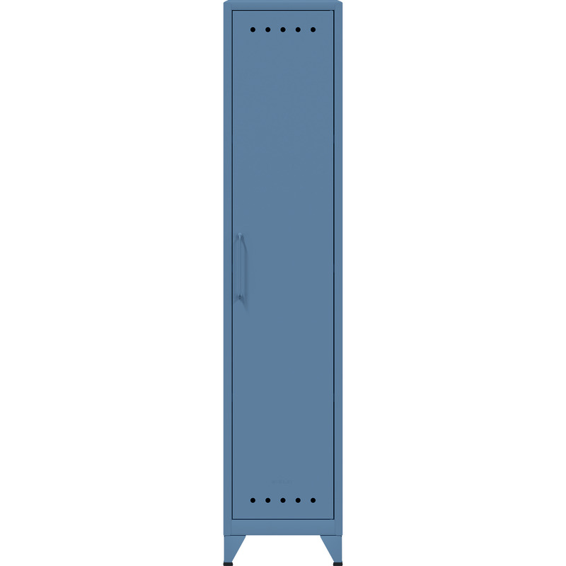 Bisley Fern Locker Garderobenschrank mit Kleiderstange und Hutfachboden - blau