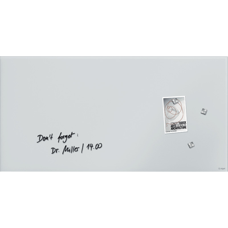 sigel Glas-Magnettafel artverum®, 910 x 460 x 15 mm