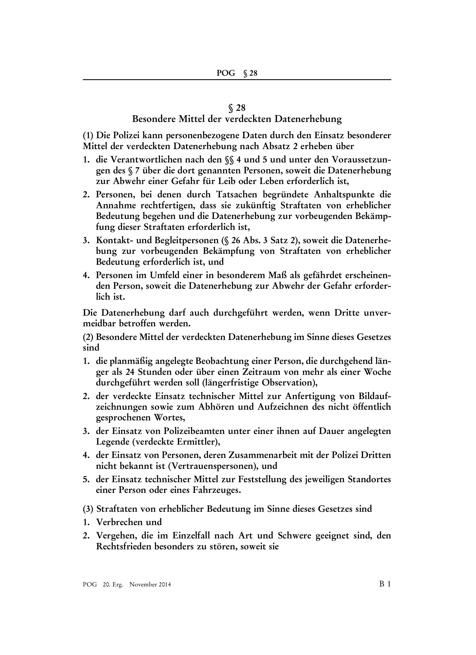 Polizei- und Ordnungsbehördengesetz Rheinland-Pfalz - mit Fortsetzungsbezug Polizei- und Ordnungsbehördengesetz Rheinland-Pfalz - mit Fortsetzungsbezug