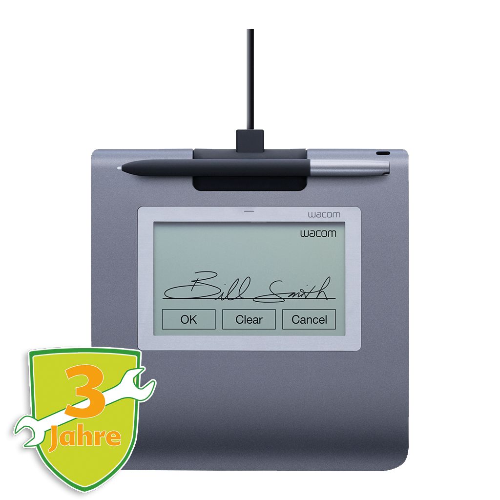 WACOM Unterschriften-Pad STU-430, 3 Jahre Hersteller-Garantie