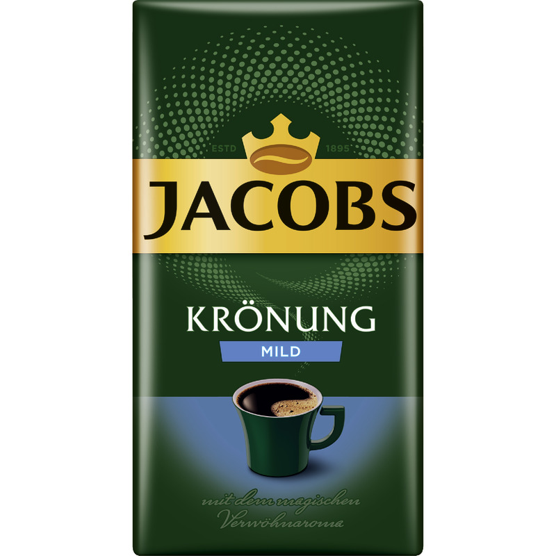 JACOBS Kaffee Krönung Mild, 500 g, gemahlen