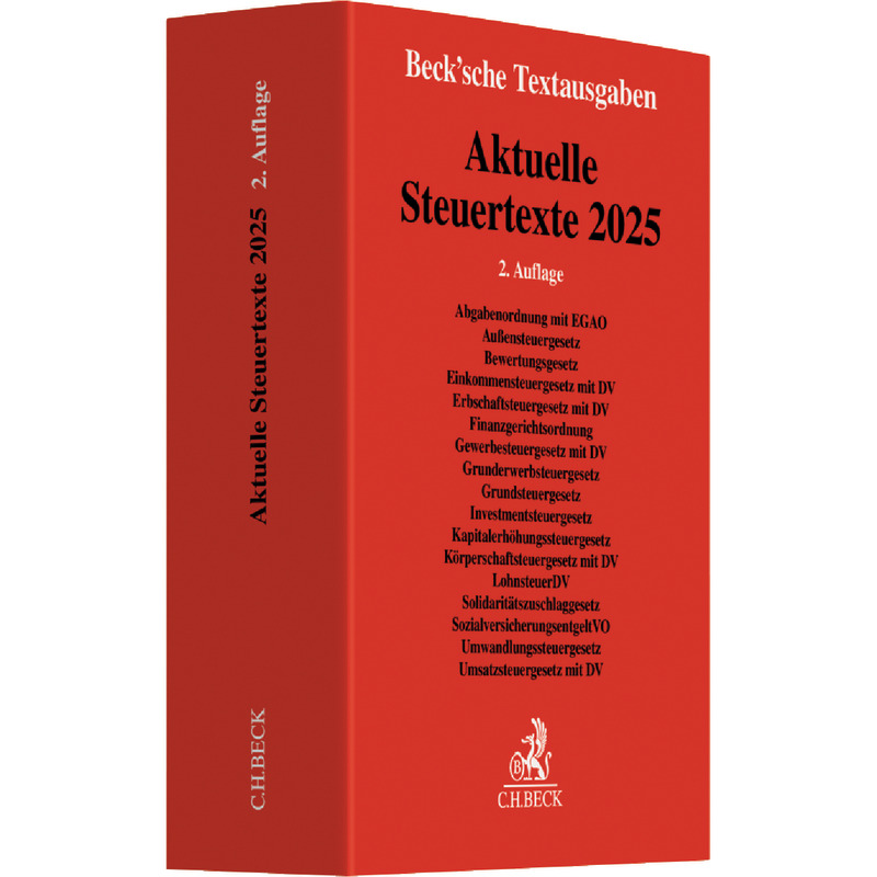 Aktuelle Steuertexte 2025