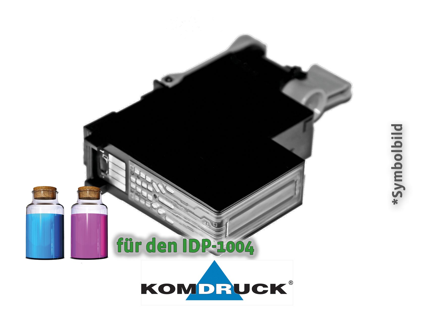 KOMDRUCK Print-head Magenta/Cyan für IDP-1004