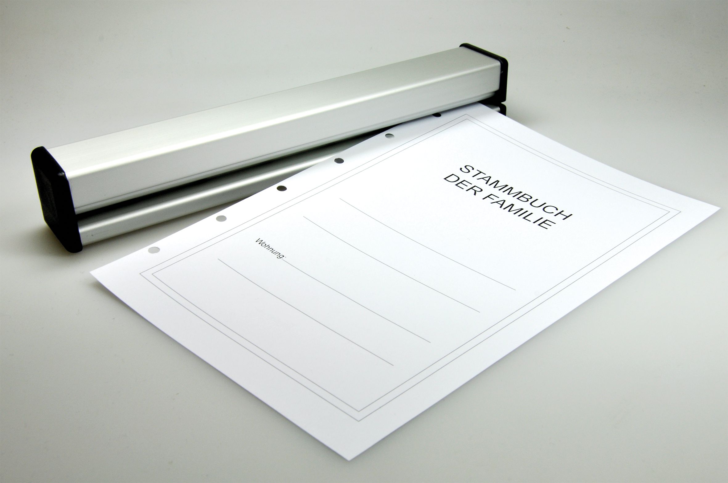 Aluminium-Stammbuchlocher, 6-fach Lochung