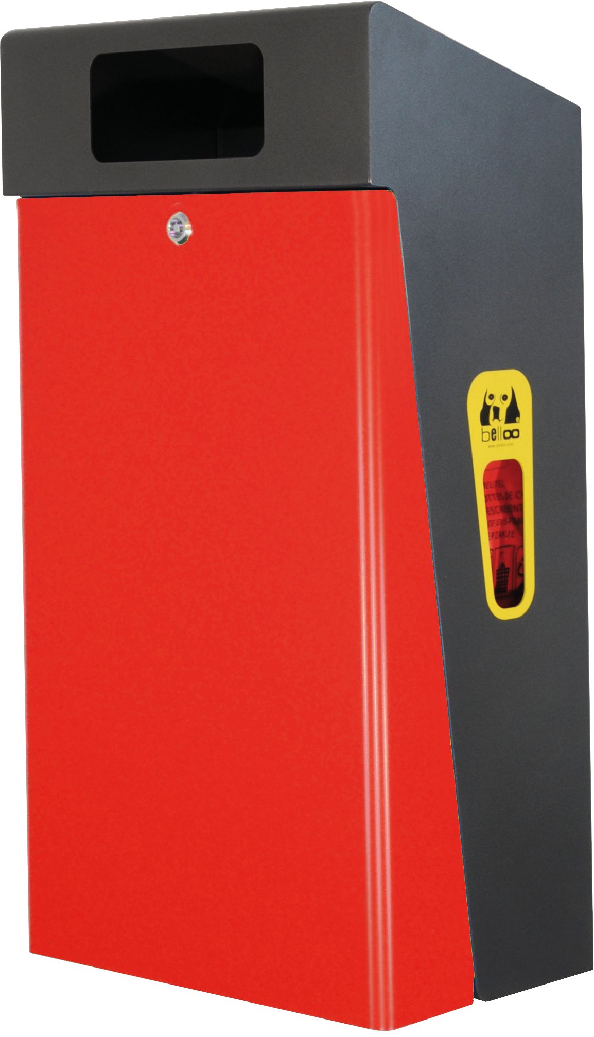 Hundetoilette belloo-combi-sevi 60, blutorange/anthrazit