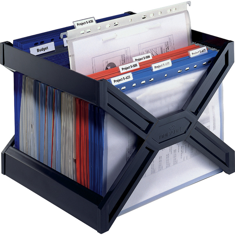 DURABLE Hängekorb Carry Plus, für ca. 30 Hängemappen - schwarz DURABLE Hängekorb Carry Plus, für ca. 30 Hängemappen - schwarz