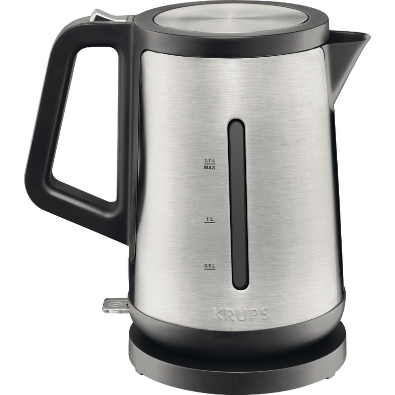KRUPS Premium Wasserkocher Control Line - schwarz/silber