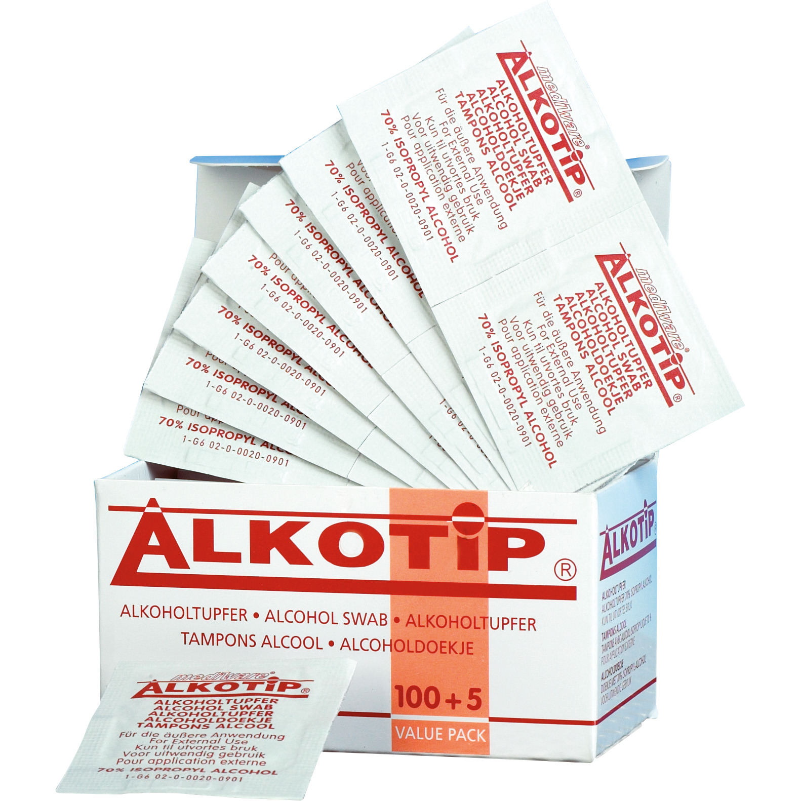 Alkotip® Standard Alkoholtupfer