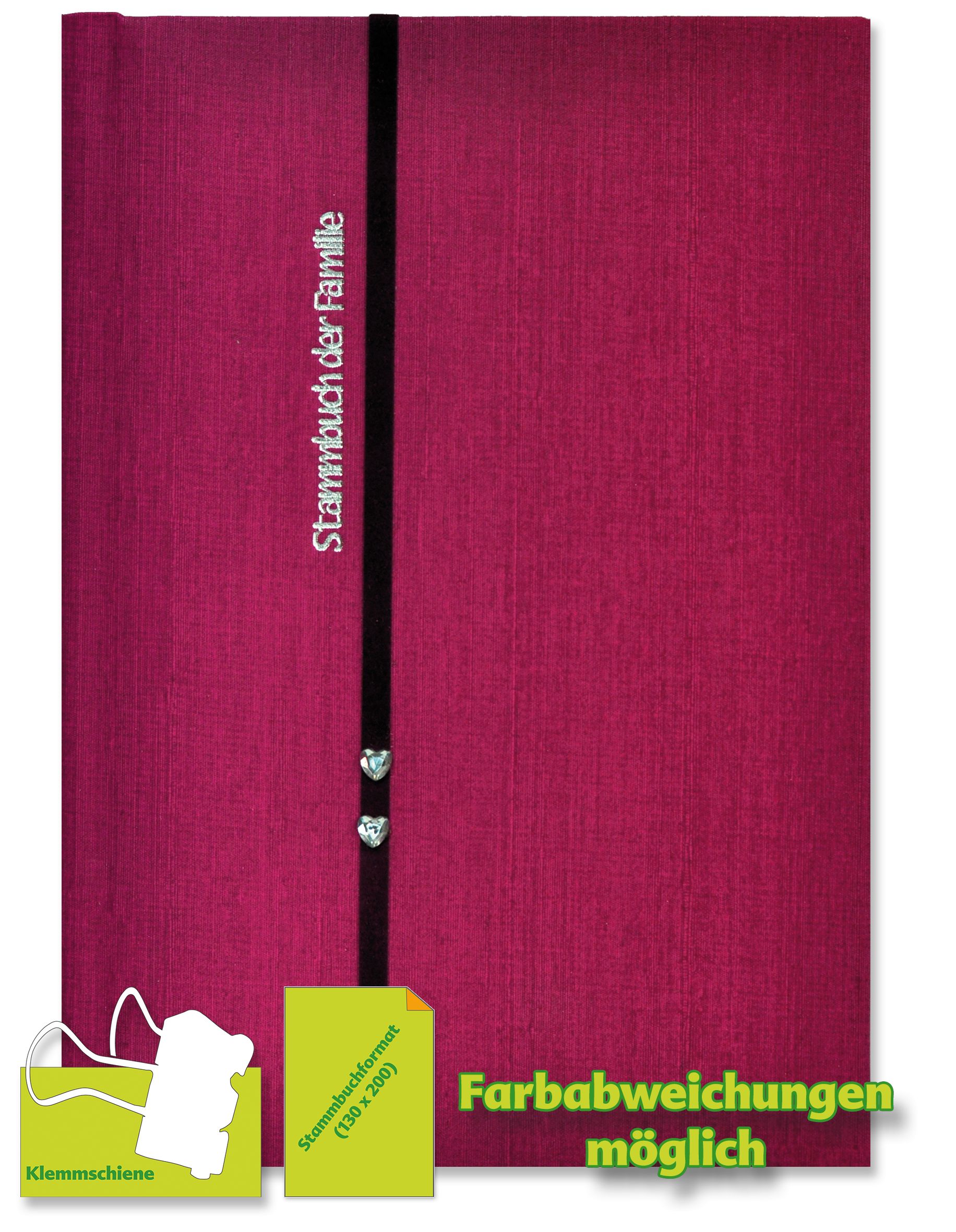 Stammbuch HANKA mit Klemmschiene