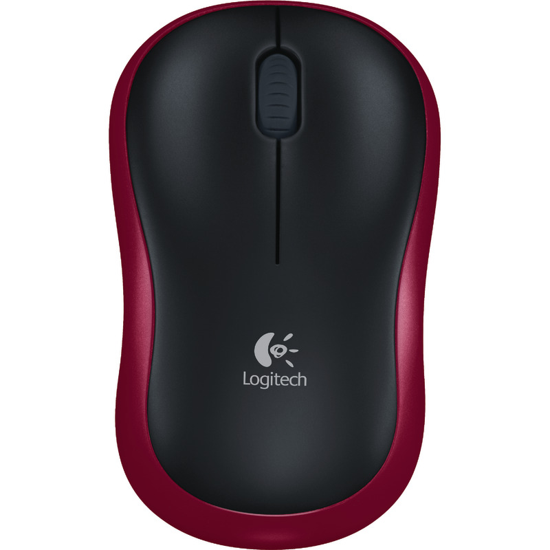 Logitech Wireless Mouse M185 - rot