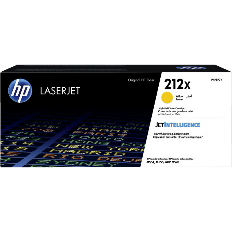 hp Toner W2122X, gelb, ca. 10.000 Seiten