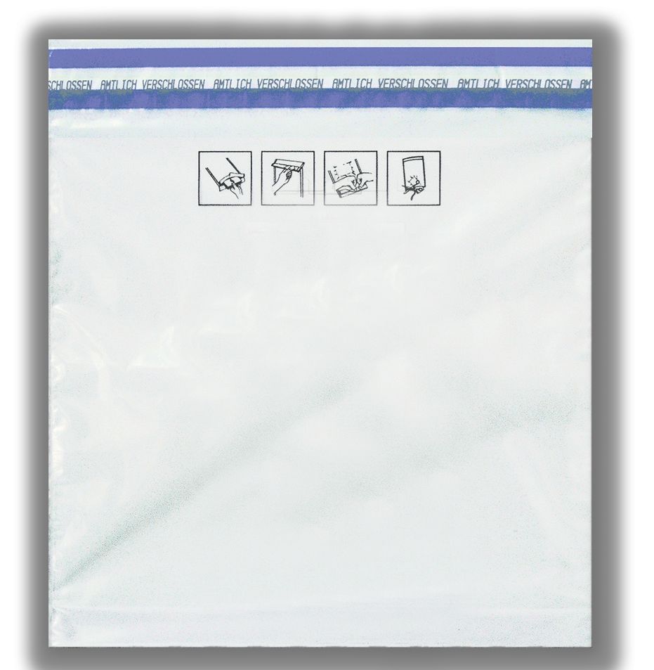 Probenbeutel, manipulationssicher, Polyethylen