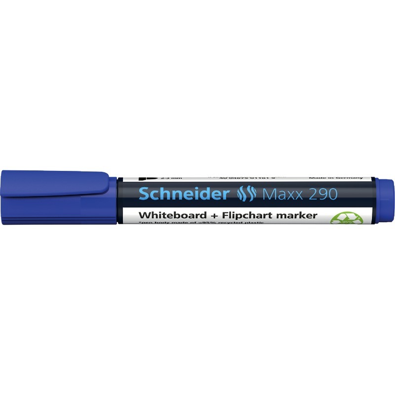 SCHNEIDER Flip-Chart- und Boardmarker Maxx 290, Einzelfarben - blau