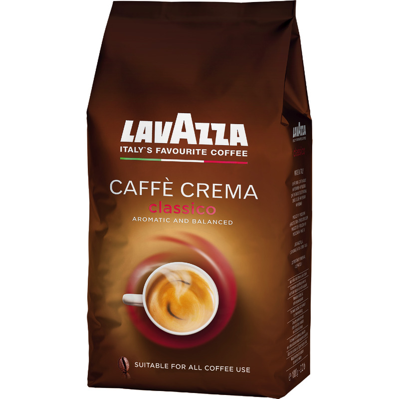 Lavazza CAFFÈ CREMA CLASSICO,  1.000 g, Bohnen