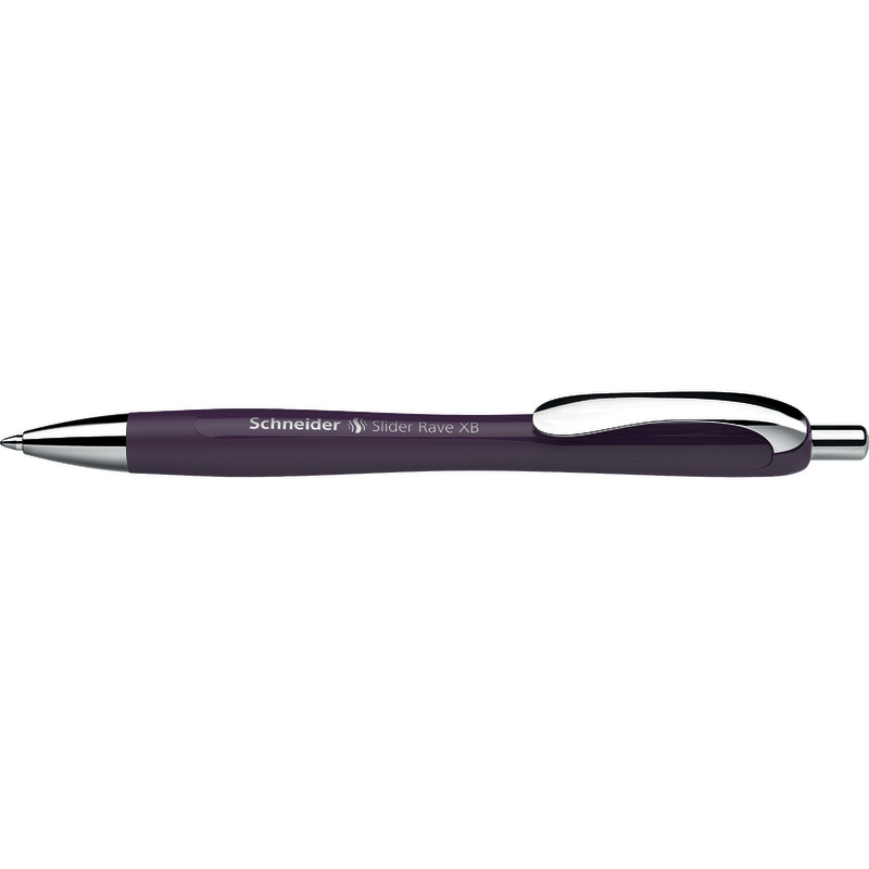 SCHNEIDER Kugelschreiber Slider Rave XB Trend Edition, Schreibfarbe: blau - plum