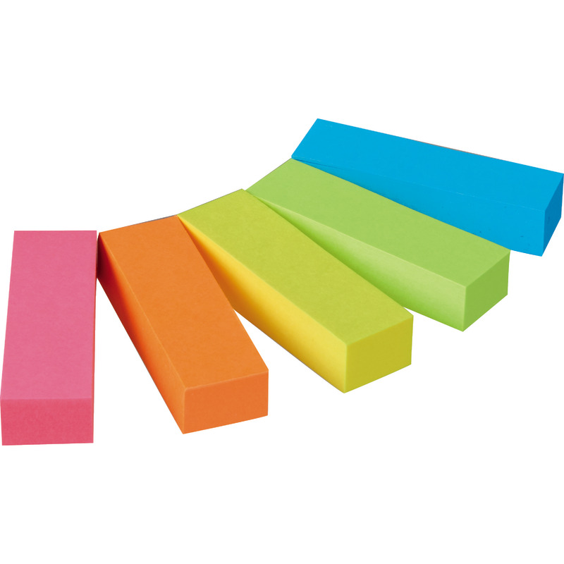 Haftmarker Info Pagemarker Neon Papier, 15 x 50 mm