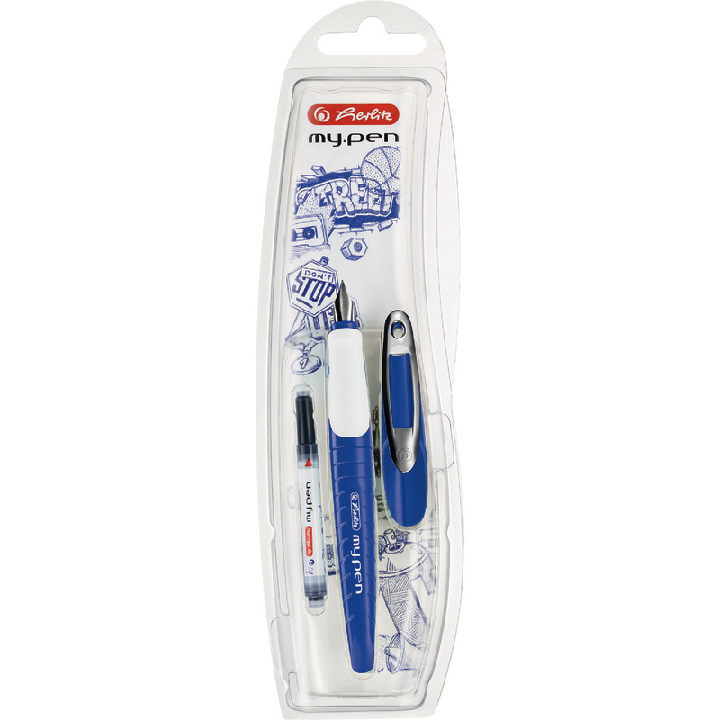 Herlitz Patronenfüllhalter my.pen - blau