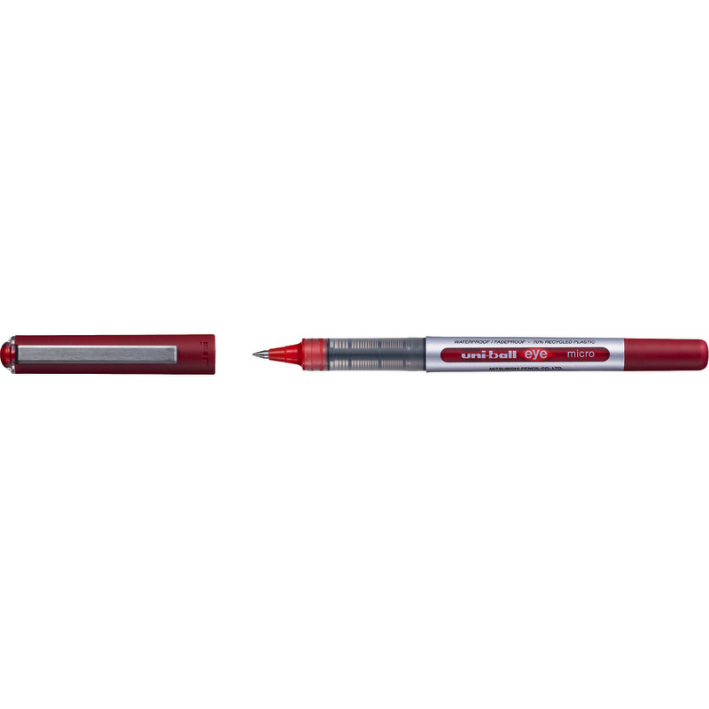 UNI-BALL Tintenroller UB EYE micro UB-150E, Strichbreite: 0, 2 mm - rot