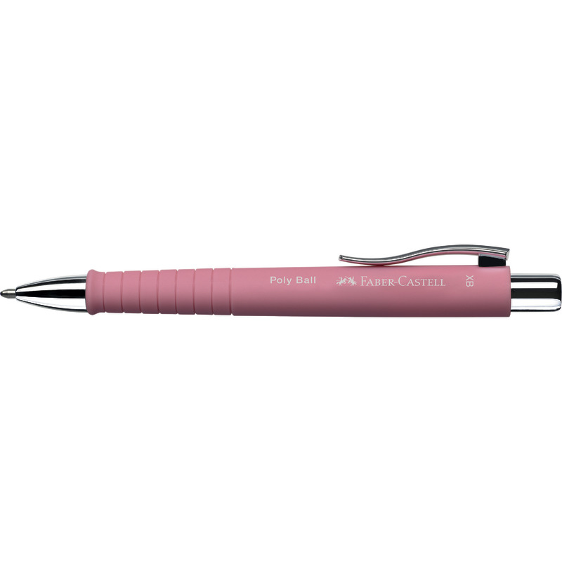 FABER-CASTELL Druckkugelschreiber POLY BALL XB - rosé