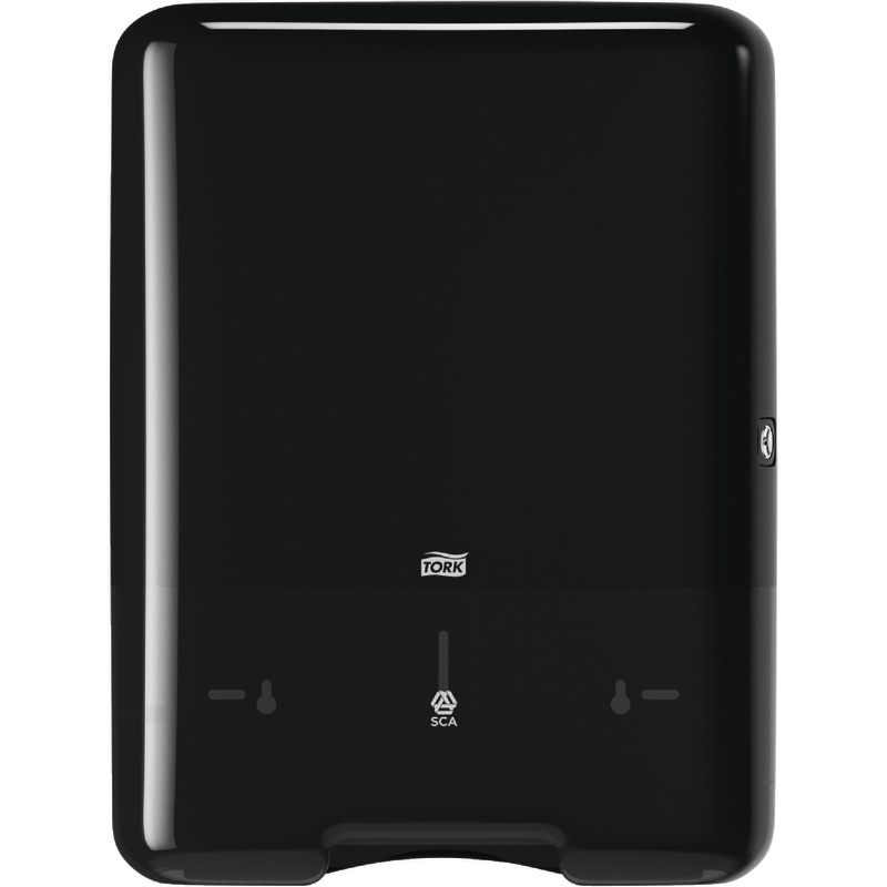 TORK Falthandtuchspender Classic 5530, Fassungsvermögen: ca. 500 Tücher - schwarz TORK Falthandtuchspender Classic 5530, Fassungsvermögen: ca. 500 Tücher - schwarz