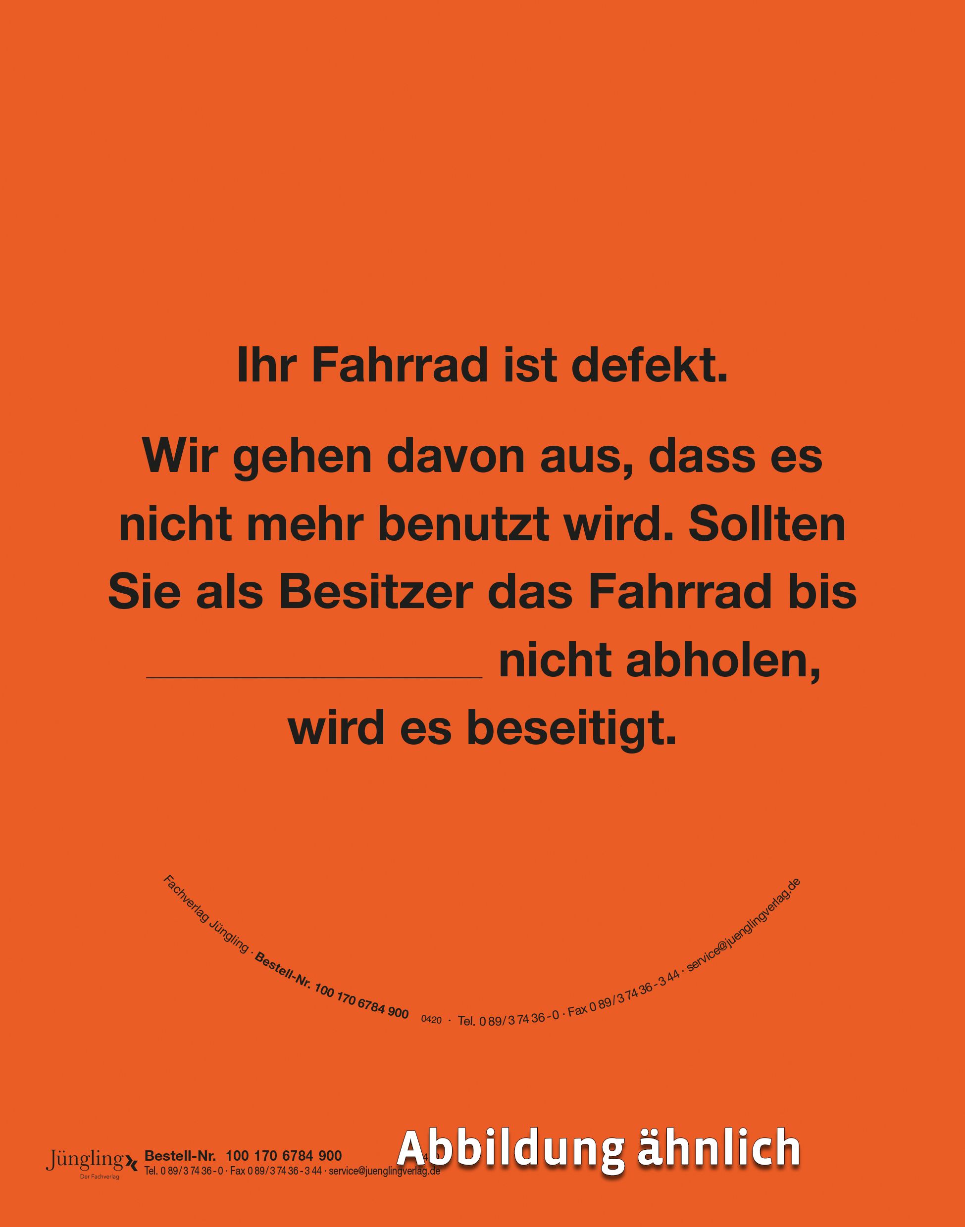 Fahrradaufkleber **Roter Punkt**