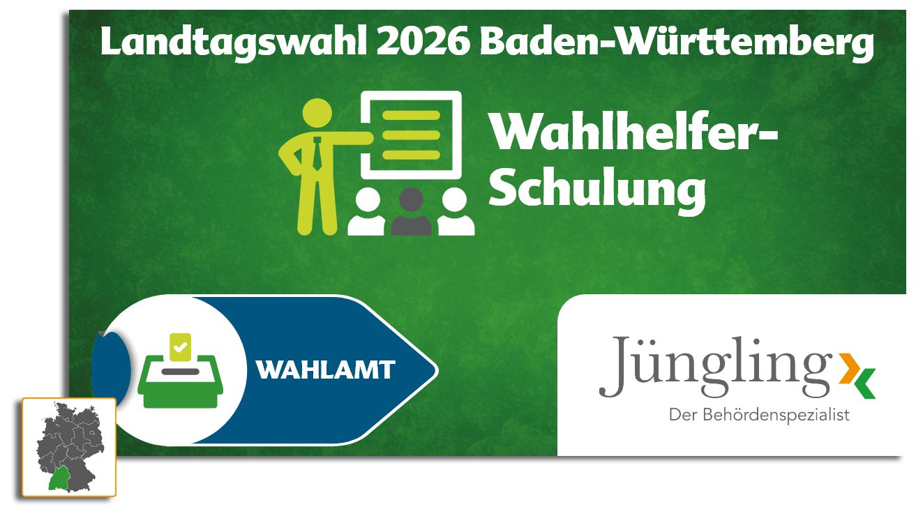 Digitaler Lernkurs Wahlvorstand/(Brief-)Wahlhelfer zur Landtagswahl 2026 Baden-Württemberg, Einzelplatz-Lizenz