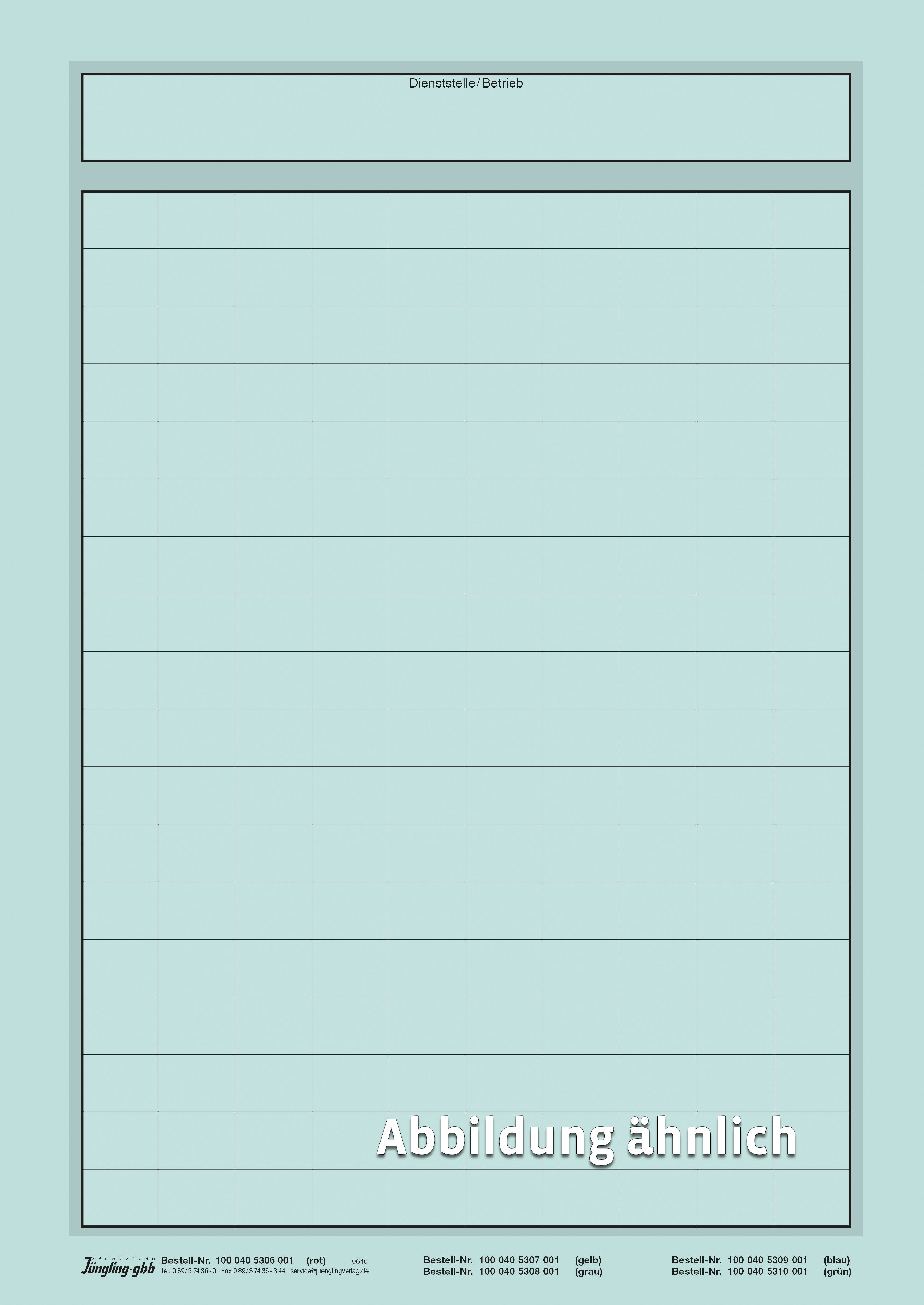 Umlaufmappe, A4, blau