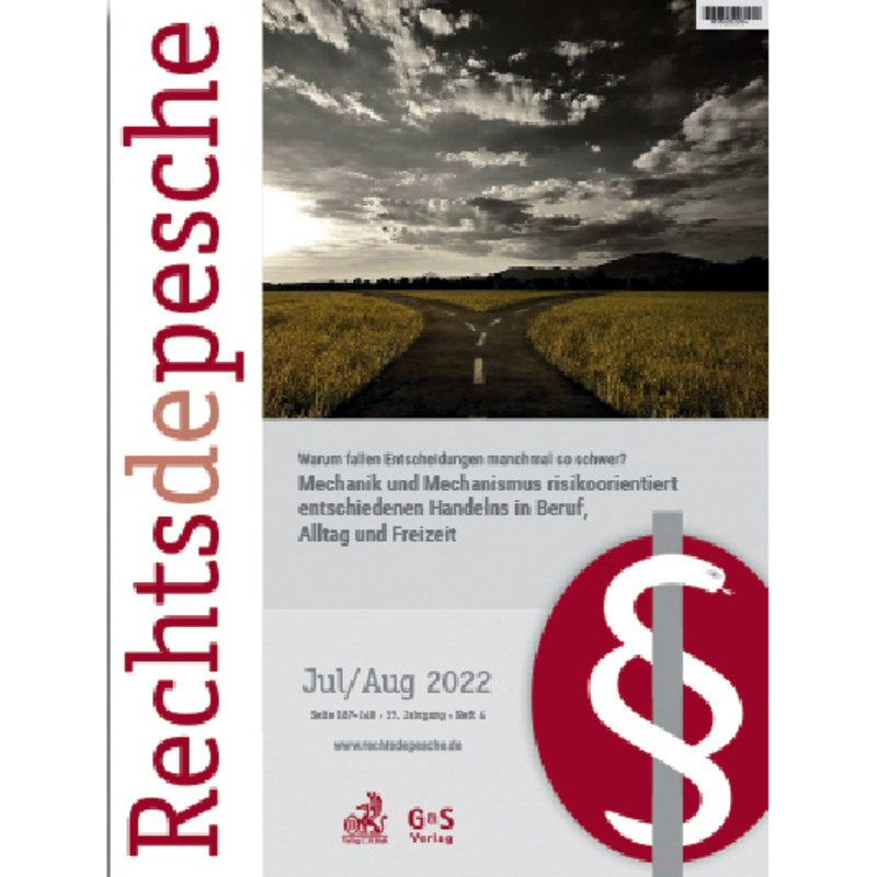 Rechtsdepesche für das Gesundheitswesen - Abonnement