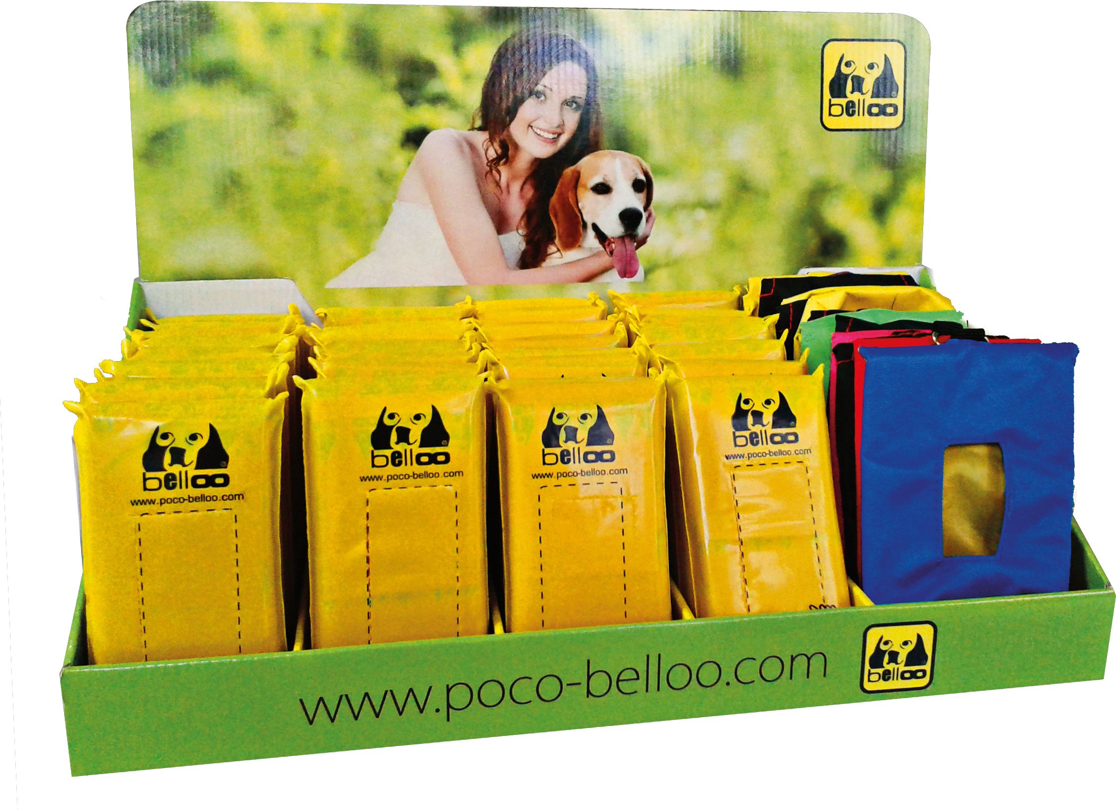 Präsentationsdisplay für poco-belloo Nachfüllpack und Etuis