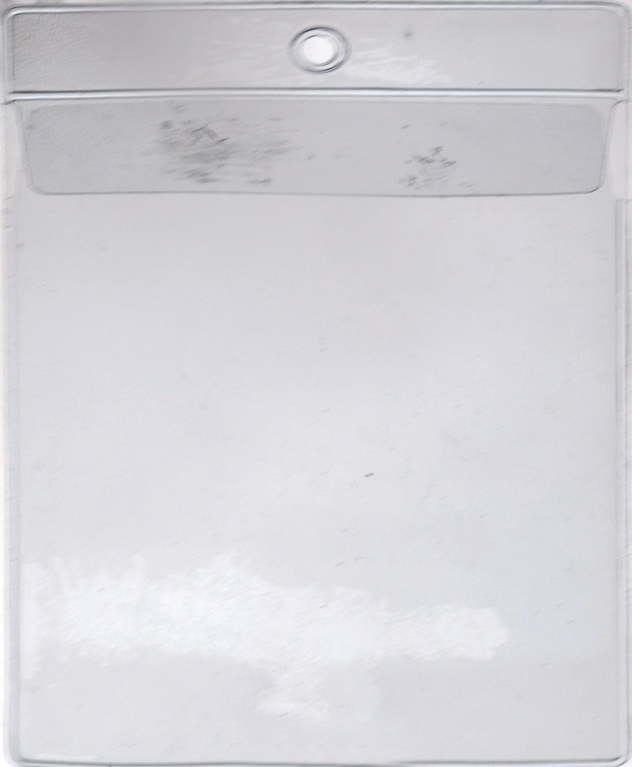 Plastikhülle mit Klappe für A6, transparent