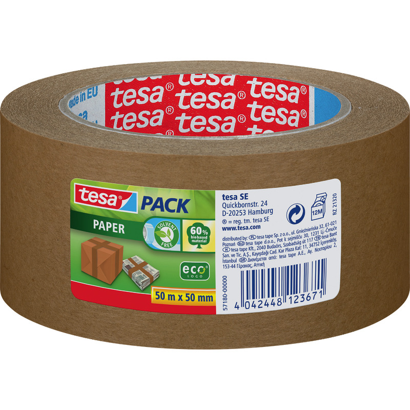 tesa Packband ecoLogo® Papier 57180, 50 mm x 50 m