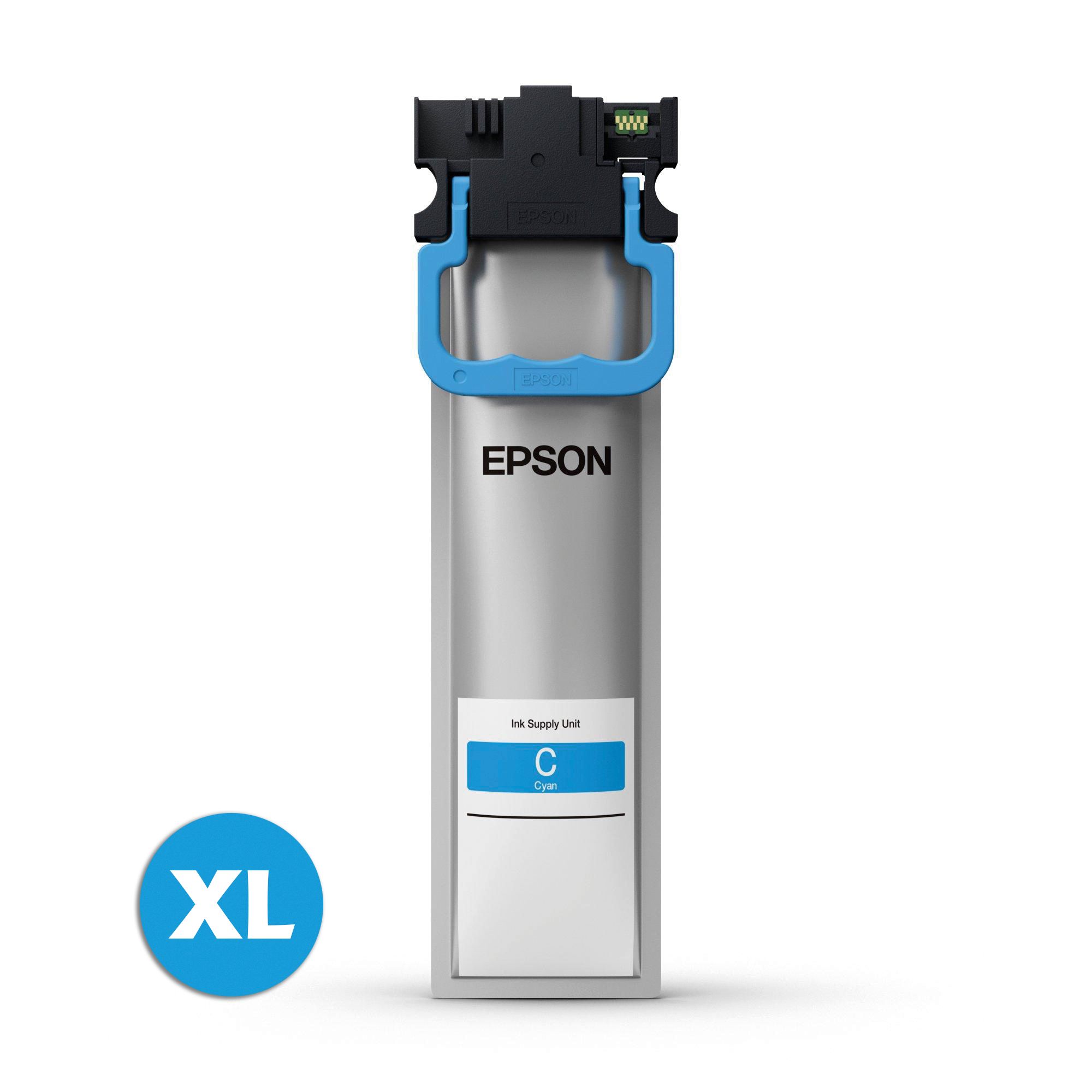 Tintenpatrone für EPSON WF-C53xx und WF-C58xx, XL Cyan (C13T11D240)