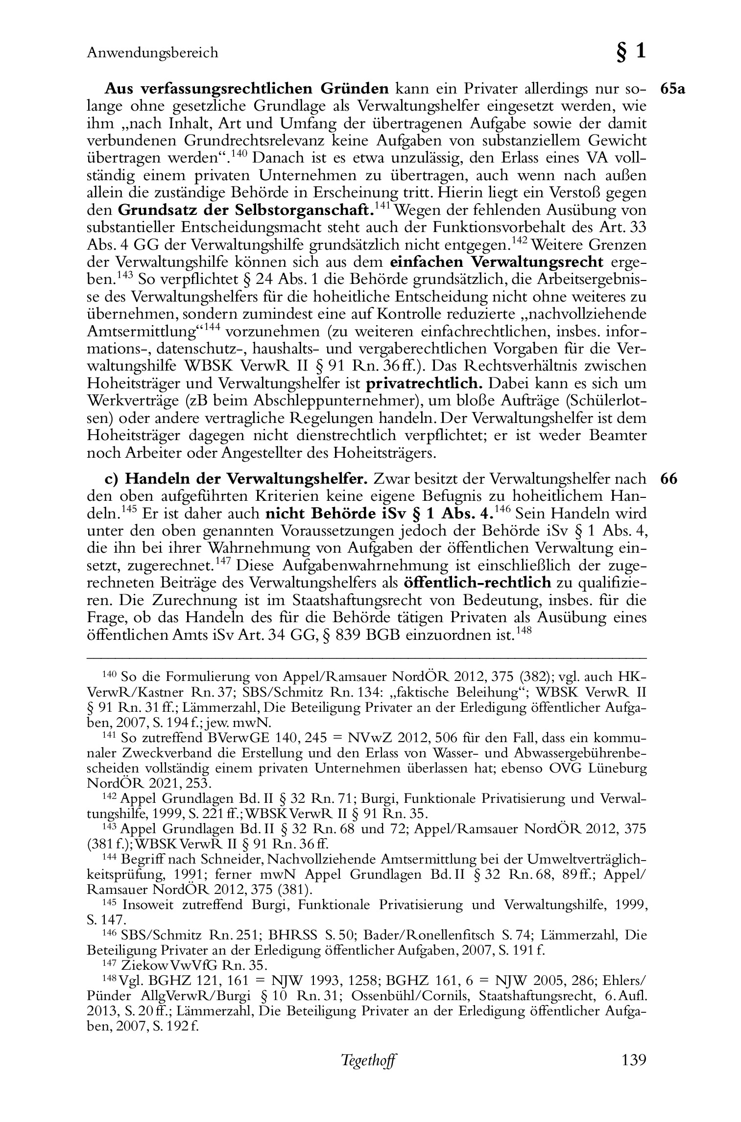 Verwaltungsverfahrensgesetz: VwVfG
