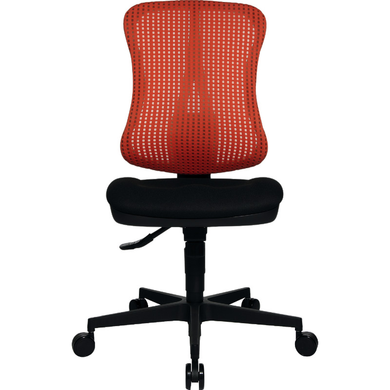 Topstar Drehstuhl Head Point SY, ohne Armlehnen - rot / schwarz