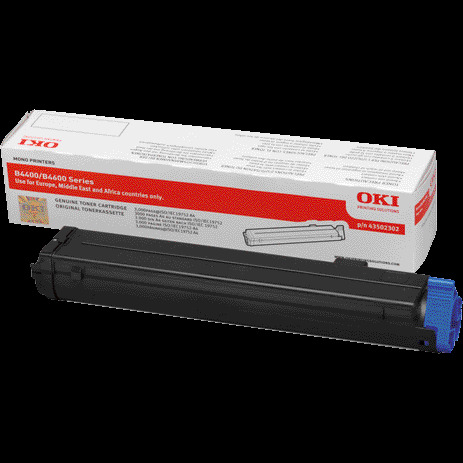 OKI Toner 43502302, schwarz